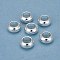 304 Stainless Steel Beads, Rondelle, Large Hole Beads, Silver, 10x5mm, Hole: 6mm