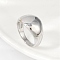 304 Stainless Steel Finger Rings, Stainless Steel Color, 12mm, Inner Diameter: 17mm