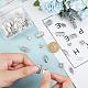 60 комплект из 6-х видов застежек из нержавеющей стали 304 STAS-DC0009-62-3