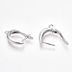 Латунные серьги-кольца с застежкой сзади KK-S350-072P-3