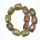 Природные Unakite бисер нитей G-T122-01G-2