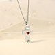 Колье из урны с пеплом и горным хрусталем BOTT-PW0011-01B-2