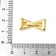 Латунные микро проложить кубического циркония раз за застежками KK-P290-21G-3