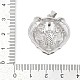 Латунные микро проложить кубического циркония подвески KK-M307-10P-3
