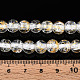 Хрустящие прозрачные стеклянные бусины нити GLAA-N030-8mm-01J-4