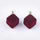 Флокированные акриловые подвески FIND-T046-30-05-2