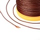 Круглый вощеный полиэфирный шнур YC-E004-0.65mm-N623-3