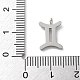 Подвески из нержавеющей стали 304 с микропаве из кубического циркония STAS-Z107-09P-08-3