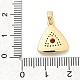 Подвески из латуни с микропаве из циркония KK-M303-02G-10-3