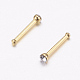 Пирсинг носа из хирургической нержавеющей стали 316l AJEW-P063-03-2mm-1