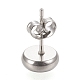 Серьги-гвоздики из нержавеющей стали 304 STAS-K202-05B-P-2