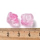 Выпечка расписные прозрачные стеклянные бусины X1-GLAA-C035-01I-3