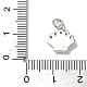 Латунные микро проложить кубического циркония подвески KK-I276-54P-3