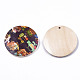 Печатные подвески дерева WOOD-S045-102A-04-2