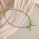 Ожерелья из стеклянных бусин Feaceted Rondelle LK3957-4-1