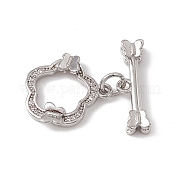 Латунные застежки-молнии из прозрачного кубического циркония KK-K271-28P