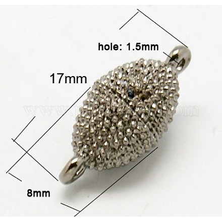 Магнитные застежки из сплава с петлями PALLOY-H379-N-1