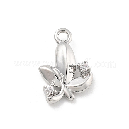 Латунные микро проложить кубического циркония подвески KK-D283-12P-1