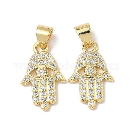 Латунные микро проложить кубического циркония подвески KK-Q068-46G-1