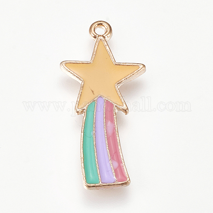 Подвески из эмали и сплава ENAM-O035-08G-1