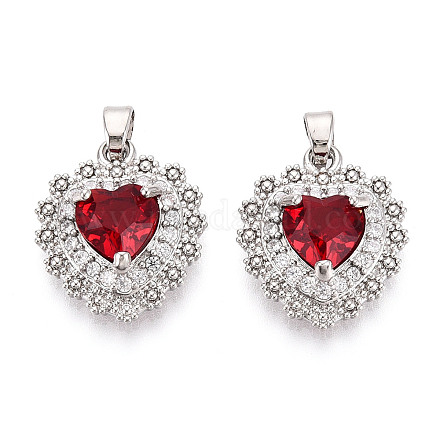Латунные микро проложить кубического циркония подвески KK-T074-74P-1