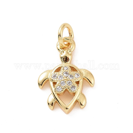 Латунные микро проложить кубического циркония подвески KK-C012-46G-1