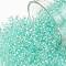 TOHO Round Seed Beads, Japanese Seed Beads, (1812) Transparent Rainbow Seafoam, 11/0, 2.2mm, Hole: 0.8mm, about 1103pcs/10g