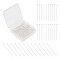 400Pcs Brass Ball Head Pins, for Jewelry Making, Silver, 45x0.5mm, 24 Gauge, Head: 1.5mm