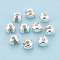 925 Sterling Silver Crimp Beads Covers, Silver, 5.5x4mm, Hole: 1.6mm