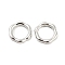 Non-Tarnish 304 Stainless Steel Linking Rings, Flower, Stainless Steel Color, 13.5x12.5x2mm, Inner Diameter: 8.5mm