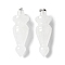 Natural Quartz Crystal Pendants, Cone Charms, with Brass Findings, Platinum, 53.5~55.5x18~18.5mm, Hole: 7x5.5mm