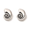 Tibetan Style Alloy Beads, Cadmium Free & Lead Free, Shell Shape, Antique Silver, 10.5x8x4mm, Hole: 1.5mm, about 787pcs/1000g