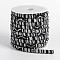 Ethnic Cord Polyester Cords, Black, 7x5mm, 10yards/roll