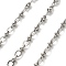 304 Stainless Steel Oval Link Chains, Soldered, Stainless Steel Color, 6x4.5x1.5mm