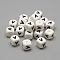 Food Grade Eco-Friendly Silicone Beads, Horizontal Hole, DIY Necklaces Making, Letter Style, Cube, White, 12x12x12mm, Hole: 2mm