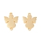 201 Stainless Steel Links, Manual Polishing, Angel PVD Vacuum Plating , Real 18K Gold Plated, 16x12x1.5mm, Hole: 1.6mm