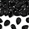 Preciosa® MAXIMA Crystal Fancy Stones, Czech Crystal, 435 16 301 Baroque Pear, Unfoiled, 23980 Jet, 14x10mm