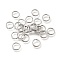 Brass Open Jump Rings, Long-Lasting Plated, Nickel Free, Real Platinum Plated, 8.5x1mm, Inner Diameter: 6.5mm