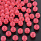 Imitation Jelly Acrylic Beads, Round, Hot Pink, 8x7.5mm, Hole: 1.8mm, about 1745pcs/500g
