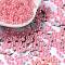 Glass Seed Beads, Ceylon, Round Hole, Round, Pink, 4x3mm, Hole: 1.5mm, 7500pcs/pound