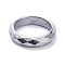 Synthetic Terahertz Stone Finger Rings, Faceted Flat Round, US Size 10(19.8mm), 6mm