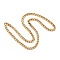 Men's PVD Vacuum Plating 304 Stainless Steel Cuban Link Chain Necklaces, with Lobster Claw Clasps, Golden, 29.68 inch(75.4cm), 8.5mm