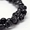 Synthetic Turquoise Bead Strands, Skull, Dyed, Black, 15x11x14mm, Hole: 1mm, about 426pcs/1000g