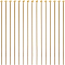 BENECREAT 100Pcs 18K Gold Plated Brass Ball Head Pins, 0.8mm Wire Headpins for Earring Bracelet Jewelry Making