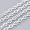 Iron Cable Chains, Unwelded, Oval, Lead Free, Silver Color Plated, 3x2x0.5mm