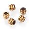 Brass Beads, Column, Brushed Antique Bronze, 6x5.5mm, Hole: 3mm
