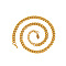 304 Stainless Steel Cuban Link Chain Necklaces, Real 18K Gold Plated, 15.75 inch(40cm)