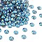 Preciosa® Crystal Hotfix Flatback Stones, Czech Crystal, Round(438 11 612 Chaton Rose VIVA 12 ®), 30050 200 Sapphire AB, SS16(3.8~4mm)