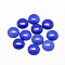 Natural White Jade Cabochons, Dyed, Half Round/Dome, Royal Blue, 12x5mm