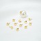 Heart Brass Head Pins, for Ghost Witch Baroque Pearl Making, Real 14K Gold Plated, 5mm, Head: 3.5x4mm